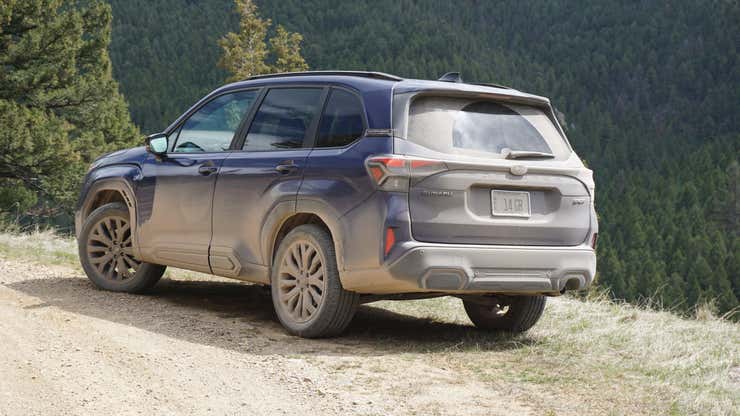 Image for 2025 Subaru Forester Sport From Every Muddy Angle