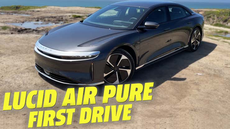 Image for 2024 Lucid Air Pure First Drive | Lucid's Cheapest Car May Be Its Best