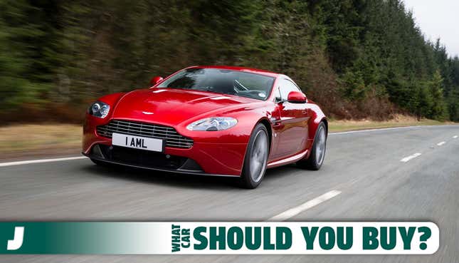 Red Aston Martin Vantage