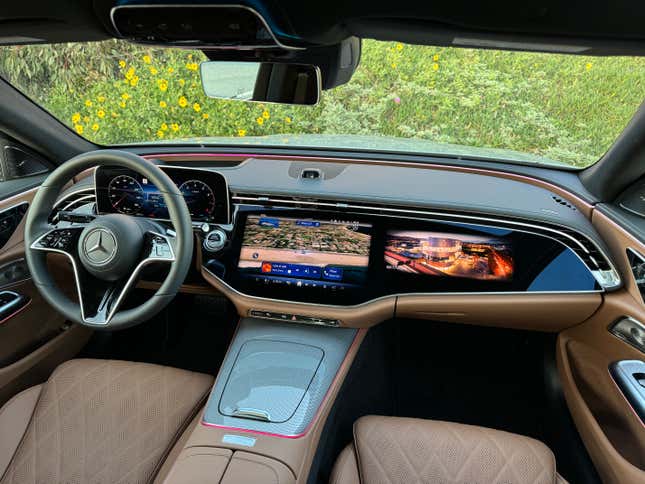 Dashboard of a 2024 Mercedes-Benz E350